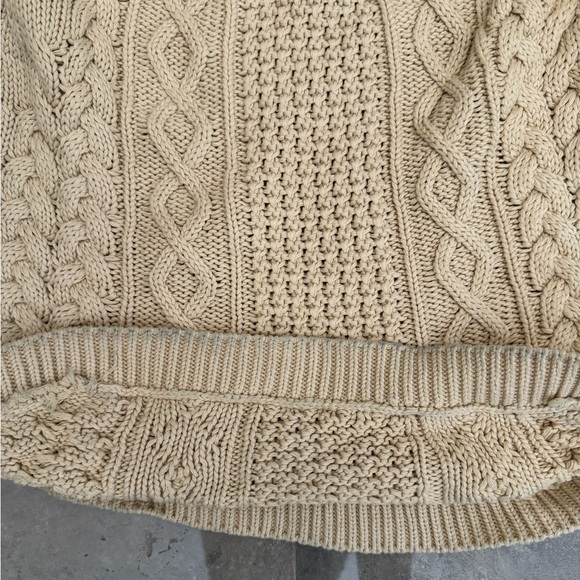 Michael Kors Tan Cable Knit Sweater XS - Picture 7 of 10